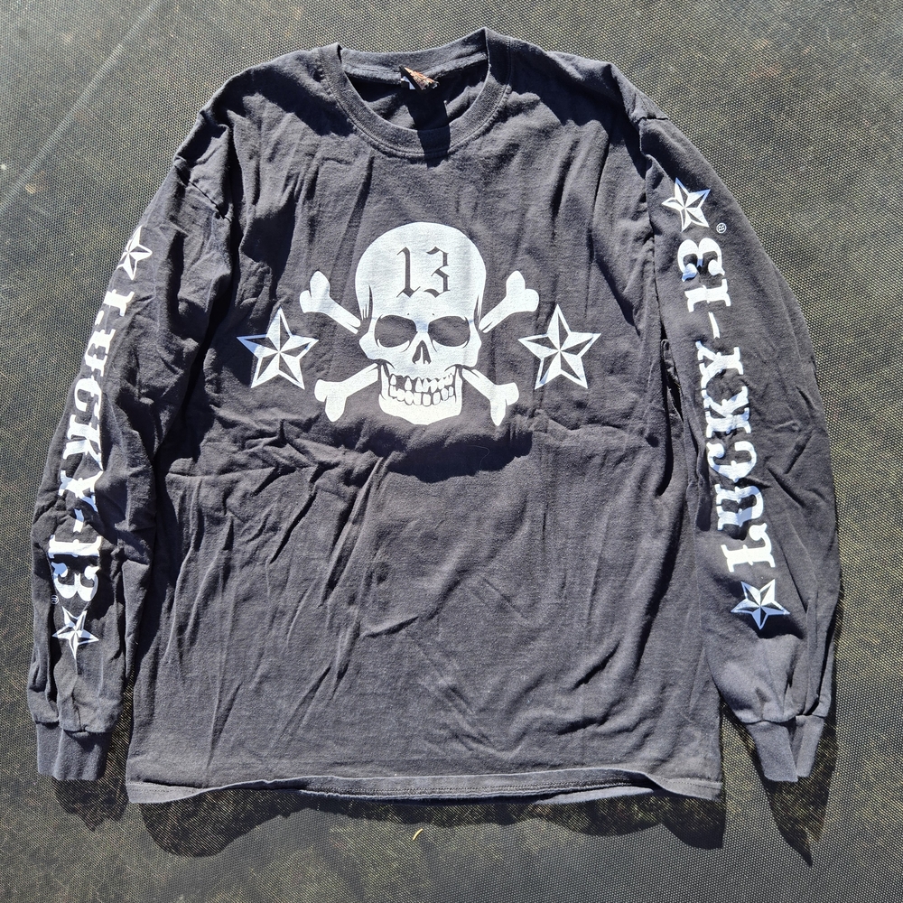 Lucky13 Brand Black Graphic Tee